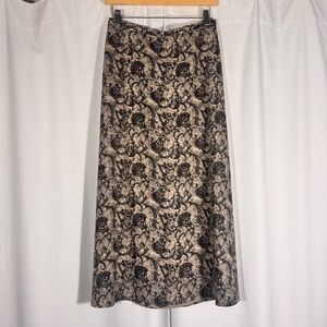 Liz Claiborne Petite Paisley Floral Midi Skirt